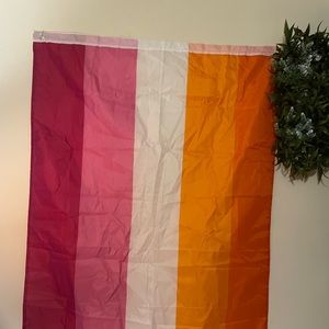 3x5 lesbian pride flag💕🍄